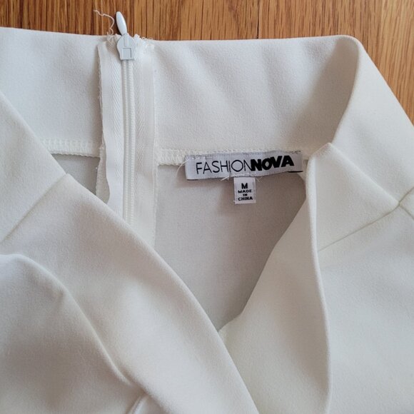 Fashion Nova White Pants Size M - Picture 5 of 5